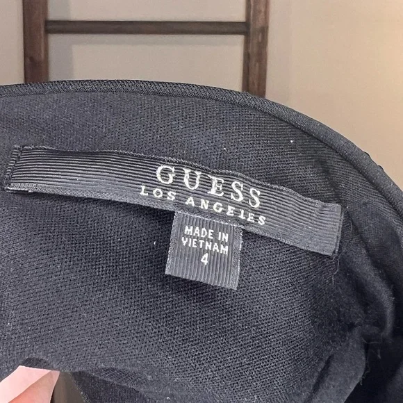 Guess Black and White Sequin Mini Dress - Picture 3 of 5